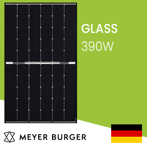 Meyer Burger Glass 390w  Solar Panel